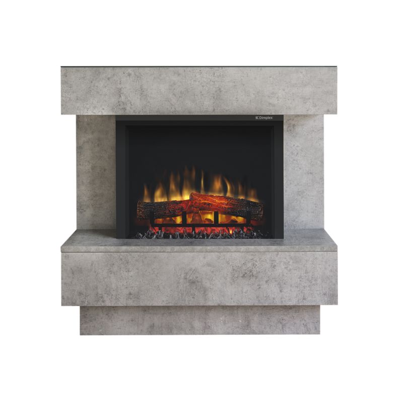 Dimplex Avalone Concrete Optiflame® | Elektrisch Vrijstaande Haard