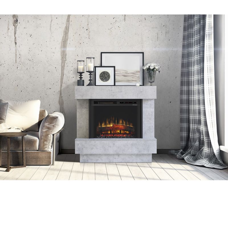 Dimplex Avalone Concrete Optiflame® | Elektrisch Vrijstaande Haard